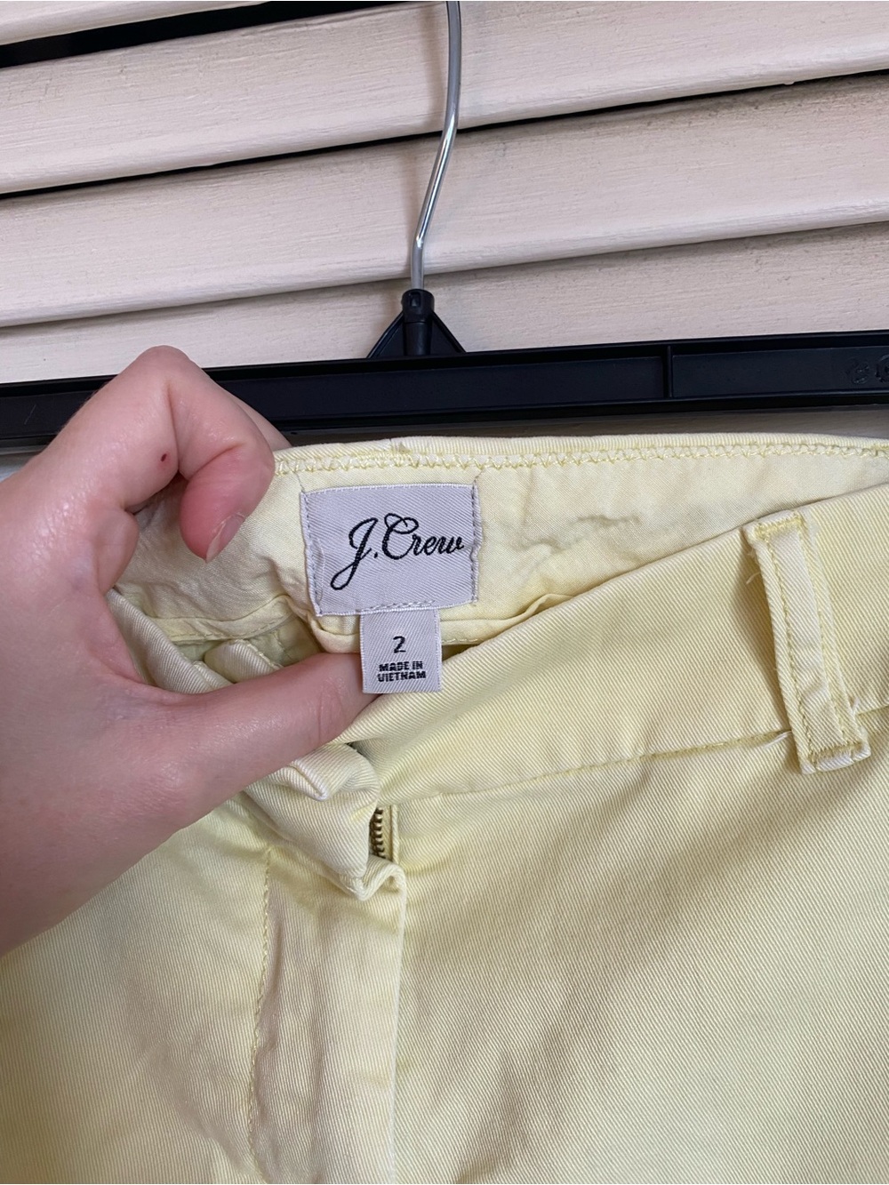 J. Crew Butter Yellow Cotton Bermuda Shorts - Picture 3 of 4